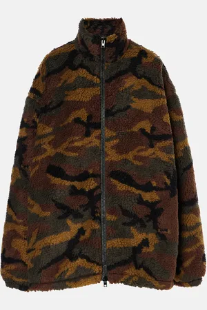 Vetements Giacca Camo in pile