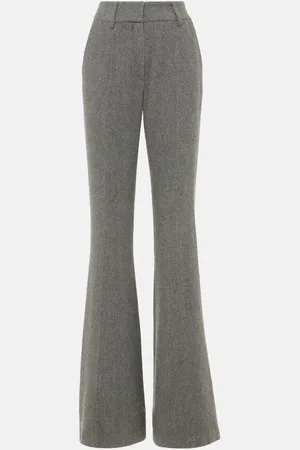 GABRIELA HEARST Pantaloni flared Rhein in lana e cashmere