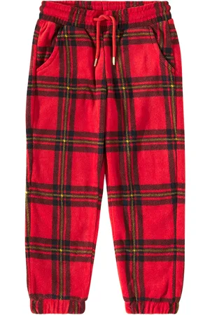 Mini Rodini Pantaloni sportivi a quadri