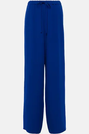 VALENTINO Pantaloni a gamba larga in cady couture