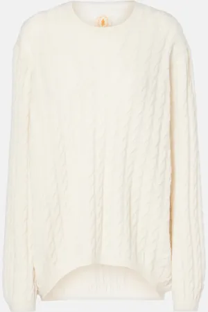 Jardin des Orangers Pullover in lana e cashmere a trecce