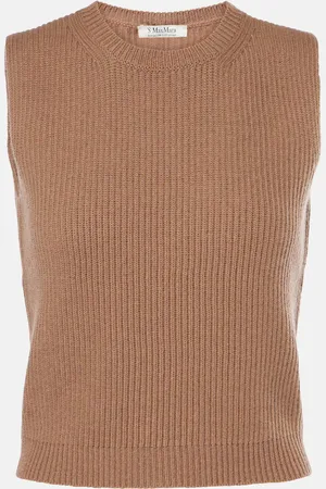 Max Mara Pullover senza maniche in lana