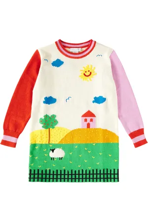 Stella McCartney Abito in maglia di cotone e lana