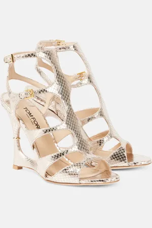 Tom Ford Sandali Cage in pelle stampata