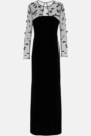 Max Mara Abito lungo Marocco in mesh