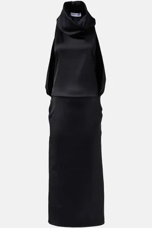 The Attico Abito midi in raso