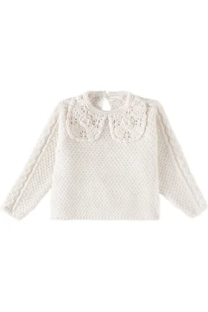 Louise Misha Pullover Hilda in crochet di cotone