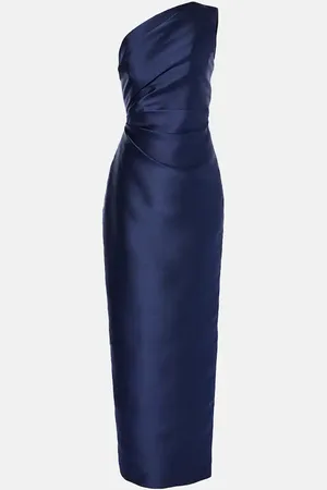 Solace Abito lungo monospalla Kira in twill