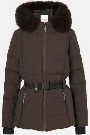 YVES SALOMON Giacca da sci Veste 64cm con shearling