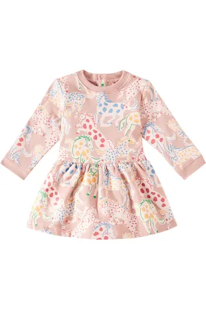 Stella McCartney Baby - Abito Praierie Horses in cotone