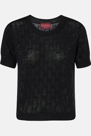 Gucci Top in lana GG Crystal