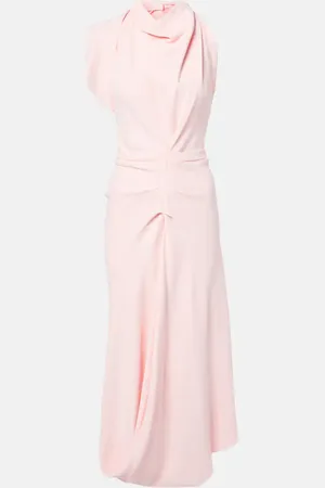 Victoria Beckham Abito midi in crêpe