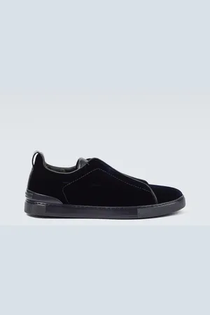Ermenegildo Zegna Sneakers Triple Stitch con suede