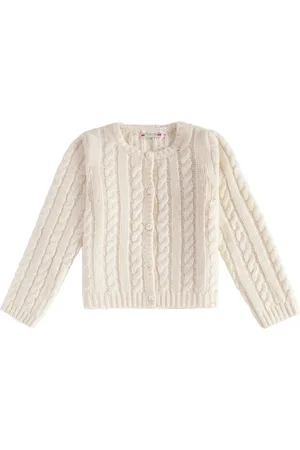 BONPOINT Cardigan Dallulah in lana a trecce