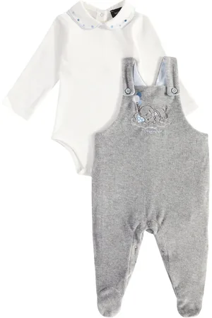 MONNALISA Baby - Salopette e body in cotone