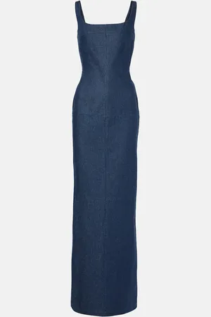Jacquemus Abito lungo di jeans Spoglio