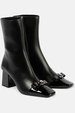 VERSACE Stivaletti Gianni Ribbon 70 in pelle