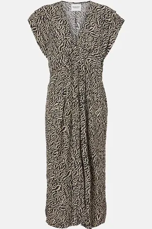 Marant Etoile Abito midi Epolia con stampa