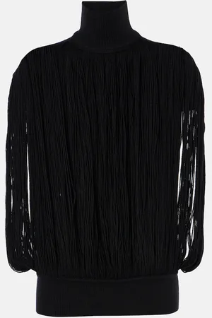 Alaïa Alaïa Pullover in lana con frange