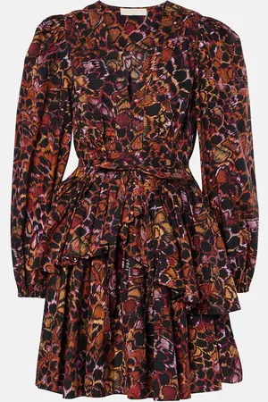 ULLA JOHNSON Abito corto Lulu in cotone