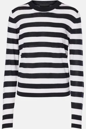NILI LOTAN Pullover Meir in lana e seta a righe