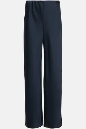 Vince Pantaloni regular in raso fluido