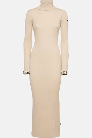 Goldbergh Abito midi Mireille in maglia a coste