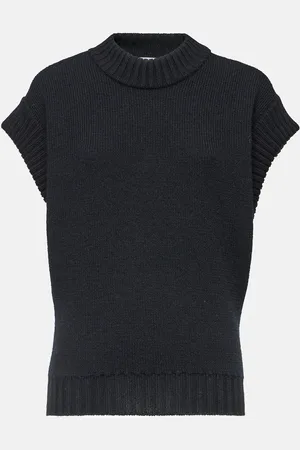 Bottega Veneta Top in maglia di lana a coste