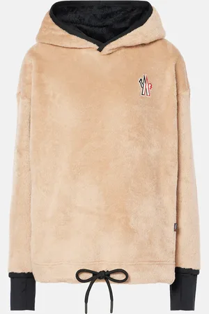 Moncler Felpa in pile con cappuccio