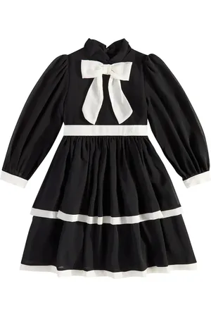 PATACHOU Abito in tulle a balze con fiocco
