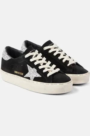 Golden Goose Sneakers Hi Star in suede con glitter