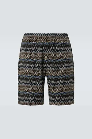Missoni Bermuda in cotone a zig-zag