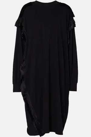 Maison Margiela Abito midi in jersey di cotone