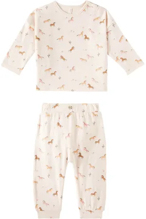 Rylee + Cru Baby - Top e pantaloni in cotone