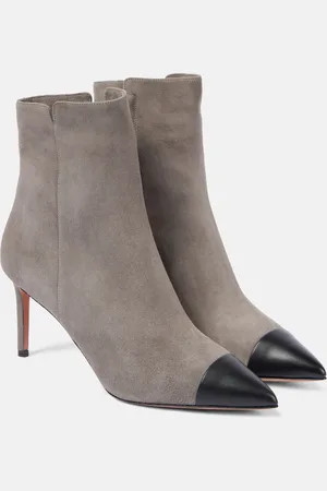 Aquazzura Stivaletti Milanese 75 in pelle e suede