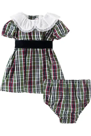 La Coqueta Baby - Abito e culottes Alicia in cotone