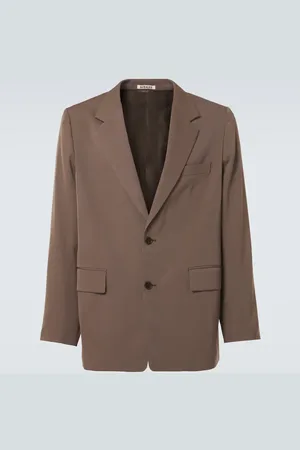 Auralee Blazer in gabardine di lana
