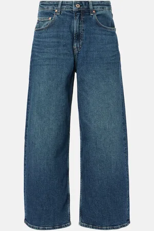 AG Jeans Jeans a gamba larga e vita alta