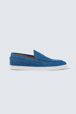 Christian Louboutin Mocassini Varsiboat in denim
