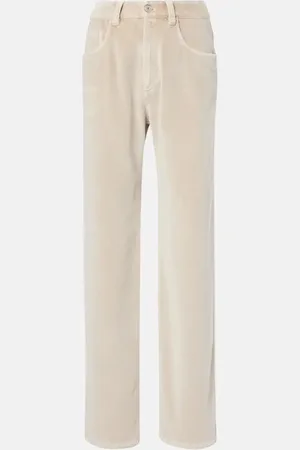 Brunello Cucinelli Pantaloni a gamba larga Dyed in cotone