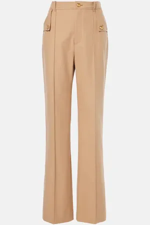 Chloé Chloé Pantaloni slim in cotone