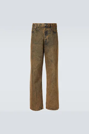 DRIES VAN NOTEN Jeans a gamba larga