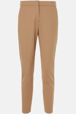 Max Mara Pantaloni slim cropped Pegno in jersey