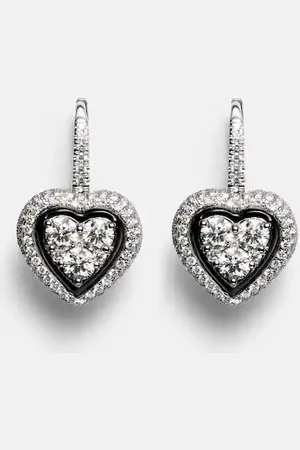 Kamyen Orecchini in oro bianco 18kt con diamanti