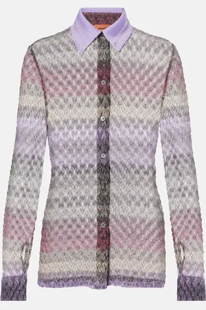 Missoni Camicia in lamé a righe