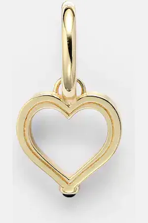 Marie Lichtenberg Orecchino singolo Baby Charm Heart in 18kt con zaffiri
