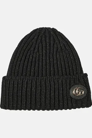 Gucci Berretto Double G in misto lana lamé