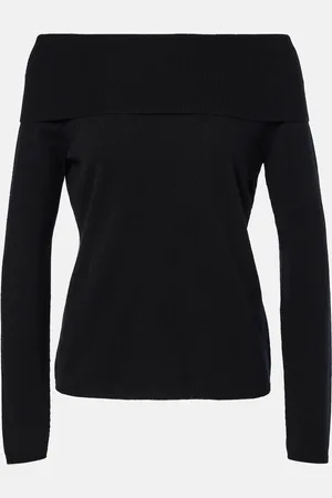 Jardin des Orangers Pullover in cashmere con scollo bardot