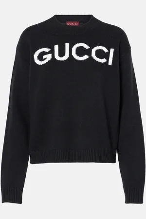 Gucci Pullover in lana con logo