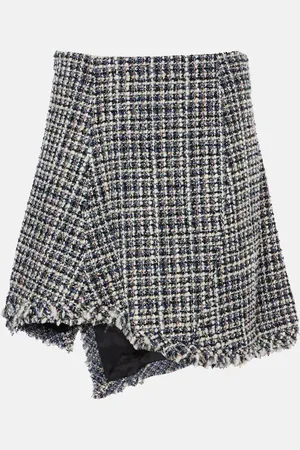 SACAI Minigonna in tweed di misto lana